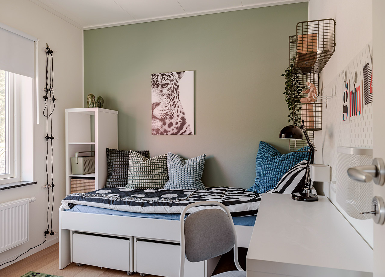 Barnrum i BoKlok lägenhet 4 rum och kök.