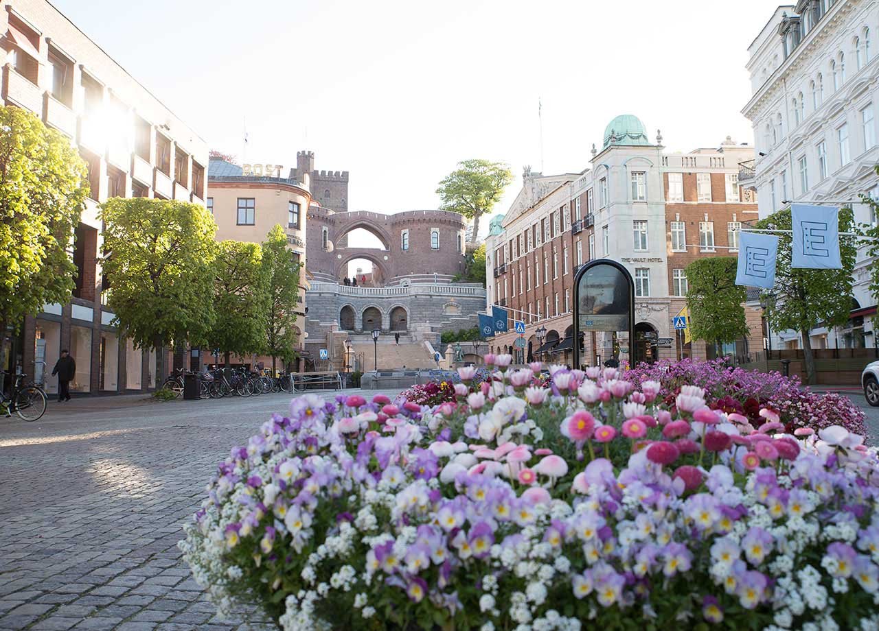 Foto av Stortorget i Helsingborg. Fotograf Lotta Wittinger