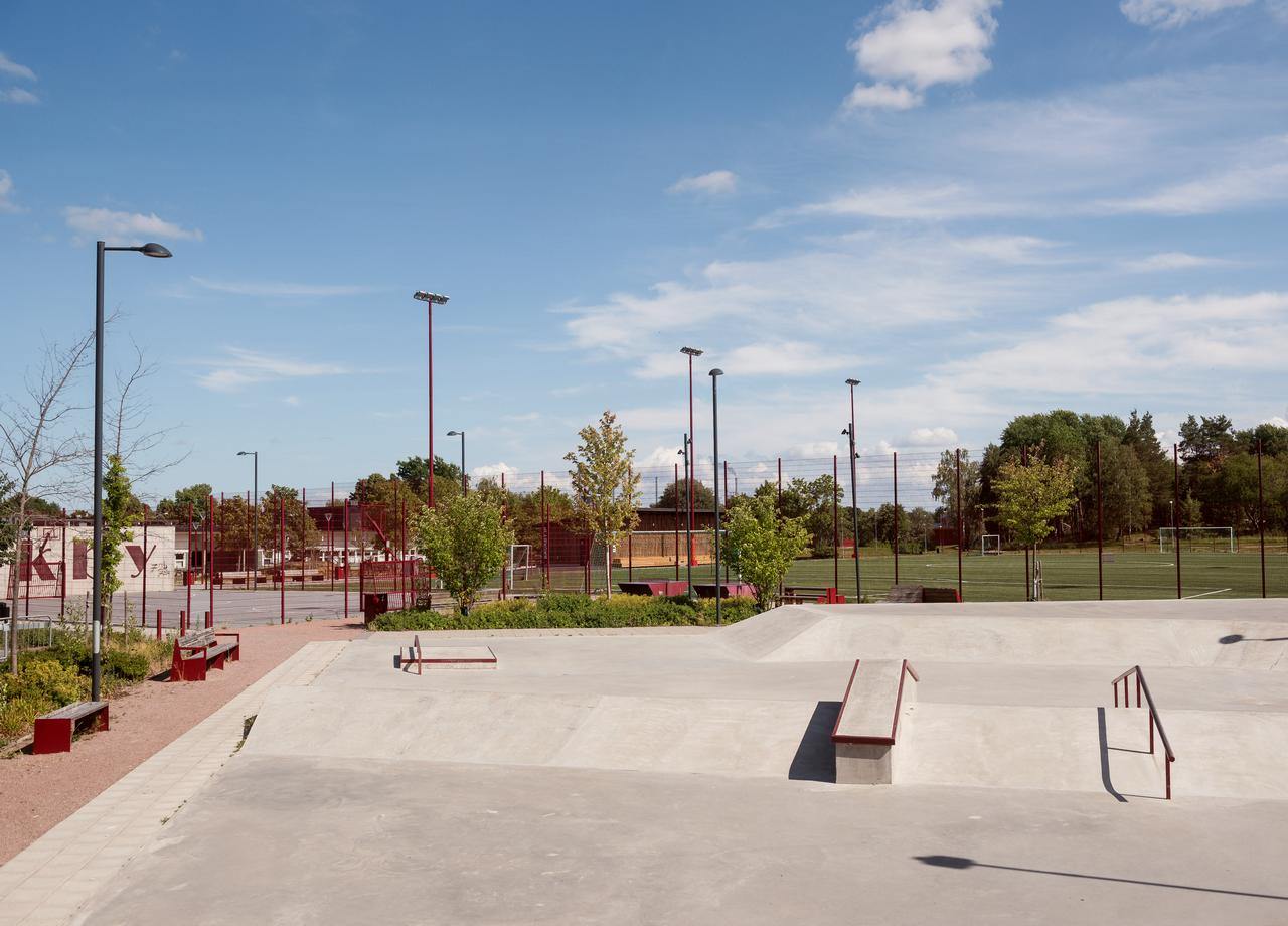 Skatepark i Bäckby Centrum i Västerås